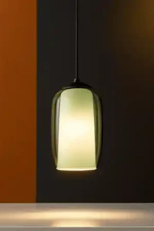 Compra Adesso Ondaluce bonnie3 lampada a sospensione vetro verde moderna