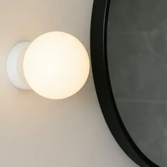 Perenz maga applique da bagno sfera vetro 15cm Economico