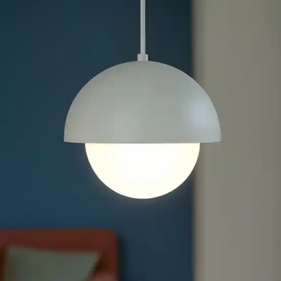 Occasione Lampada a sospensione per isola penisola cucina beige sfera 17 cm
