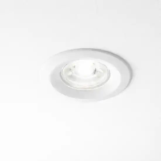 Acquista Ora Rotondo faretto metallo bianco da incasso a soffitto isyluce