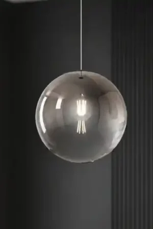 Saldi Lampada boccia a sospensione toplight vetro bronzo trasparente 25cm