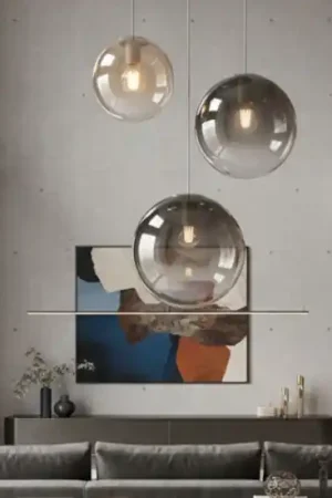Lampadario toplight per soggiorno moderno sfere bocce vetro multicolor Economico
