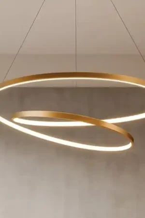Oz ideal lux oro lampadario moderno led dimmerabile 47w 3000k Ultime Pezzi