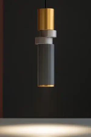 Lampada a sospensione palette oro argento per camera da letto maytoni Sconto