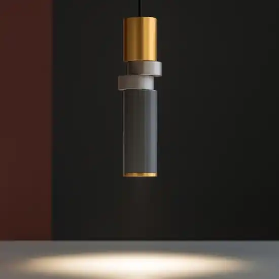 Lampada a sospensione palette oro argento per camera da letto maytoni Sconto