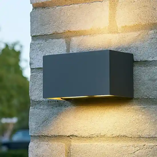 Life applique per esterno antracite 20w 3000k 4000k 5000k Di Tendenza