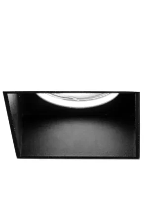 Elis faretto in gesso da incasso quadrato nero raso cartongesso Ultima Occasione
