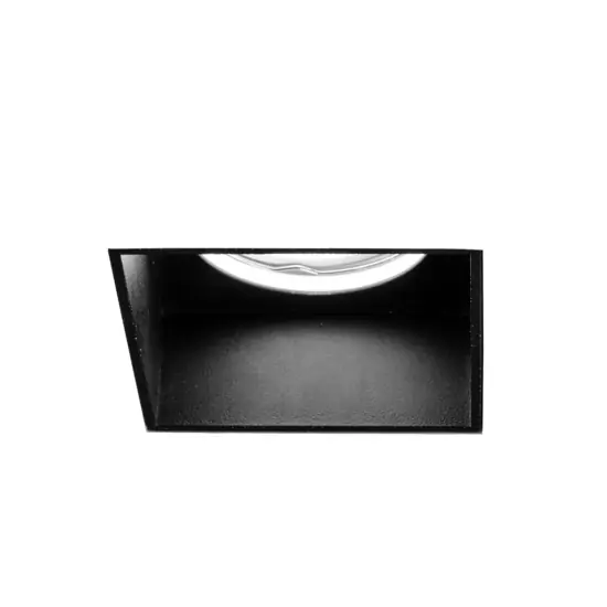 Elis faretto in gesso da incasso quadrato nero raso cartongesso Ultima Occasione