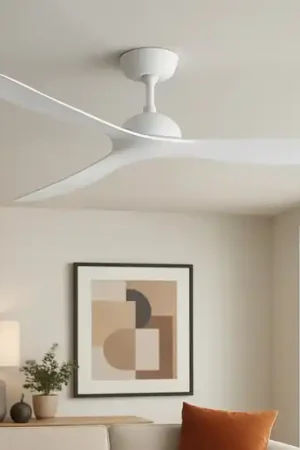 Ventilatore bianco da soffitto 28mq a pale Professionale