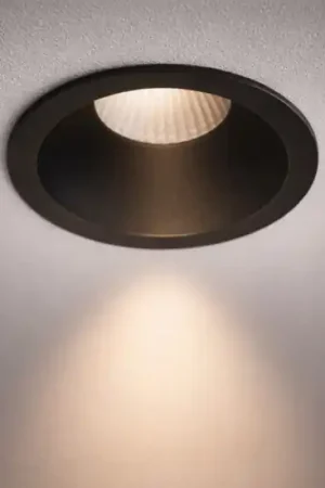A Buon Prezzo Faretto incasso led tondo nero 9w 3000k per cartongesso