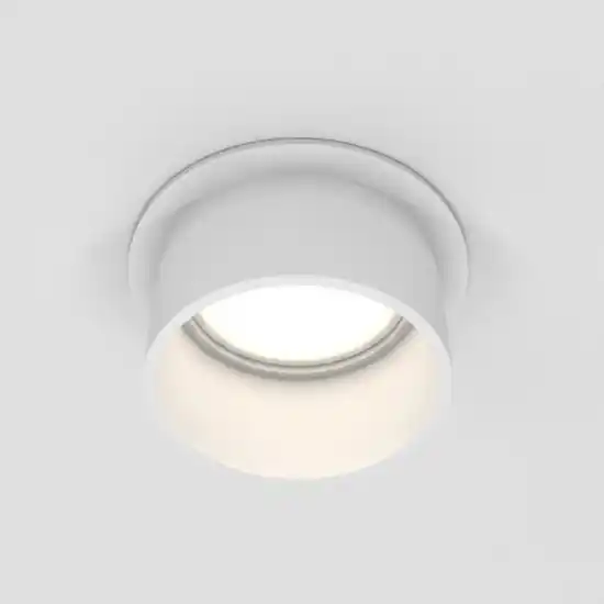 Offerta Limitata Faretto bianco da incasso a soffitto rotondo maytoni reif