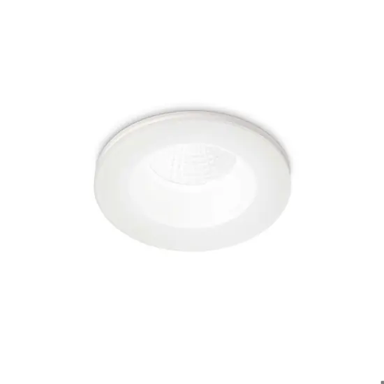 Acquista Ora Ideal lux faretto da incasso led 8w 3000k room-65 fi round bianco tondo