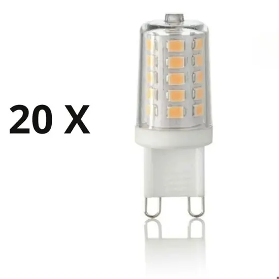 Confezione n20 lampadine led g9 4w 3000k 510lm ideal lux Offerta Lampo