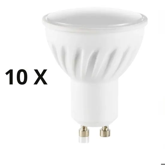 N10 lampadine gu10 led 7w 4000k 650lm 108 cri90 ideallux Spedito Oggi