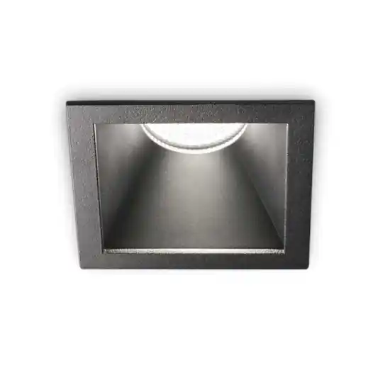 Ultima Occasione Ideal lux game trim square 11w 3000k faretto nero quadrato da incasso per bagno