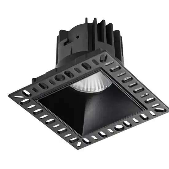 Nuovo Arrivo Faretto led da incasso game trimless nero ideal lux 11w 3000k quadrato