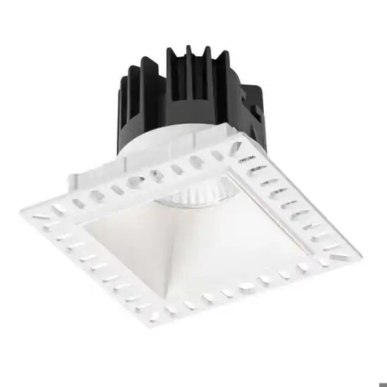 Prezzo Ridotto Ideal lux game trimless faretto da incasso quadrato a soffitto bianco 11w 3000k