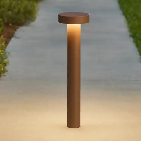 Ideal lux tesla pt4 h60 lampione marrone per giardino ip44 moderno Soddisfatti O Rimborsati