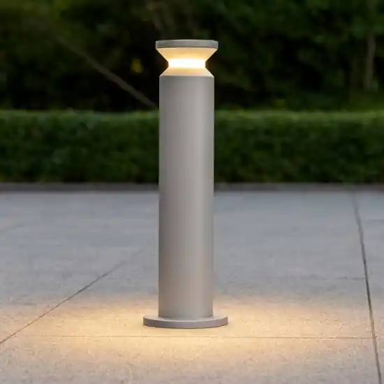 Popolare Lampione da esterno giardino torre pt1 h80 grigio ideal lux ip65