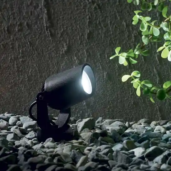 Offerta Speciale Elio pr1 ideal lux faretto con picchetto per giardino nero orientabile ip66