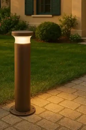 Torre pt1 h80 ideal lux lampione da giardino ip65 marrone Must-Have