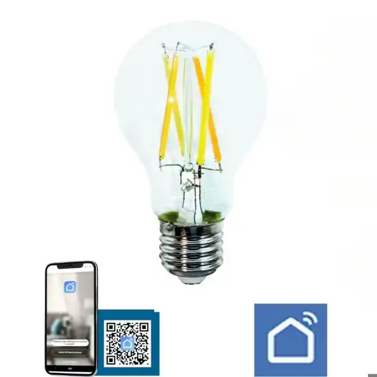 Lampadina led e27 6,5w 806lm life vetro 2700k-6500k bluetooth dimmerabile Affare