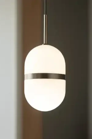 Lampada a sospensione bronzo vetro bianco per soggiorno miloox domu Di Tendenza