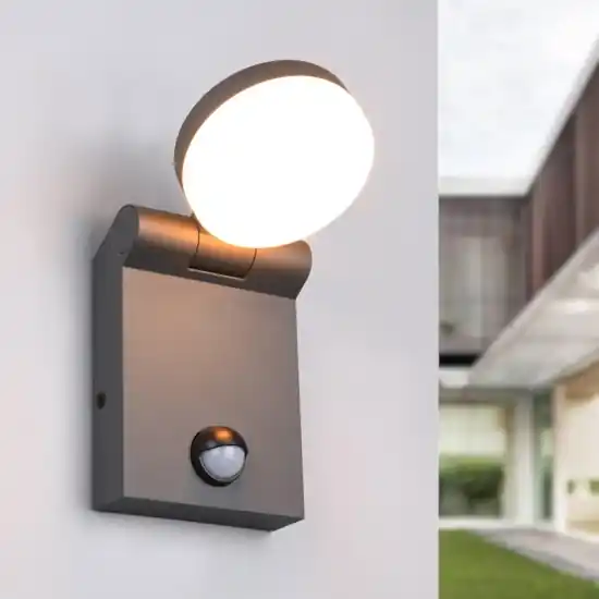 Spedito Oggi Applique da esterno sensore movimento led 7w 2300k 3000k 4000k