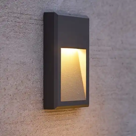 Vendita Finale Febe-2 ap segnapasso led 6w 4000k da esterno ideal lux ip65 antracite