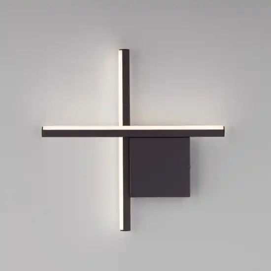 Applique nero led 10w 3000k design moderna da parete Prezzo Basso