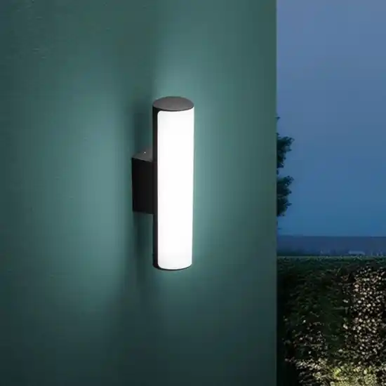 Ideal lux etere ap 9w 4000k applique per esterno nero Occasione