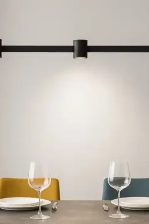 A Buon Prezzo Lampadario moderno barra nero led 21w 3000k per tavolo