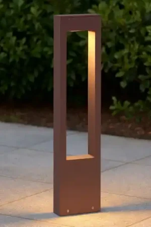 Vega ideal lux paletto lampione da giardino ip44 marrone Compra Oggi Stesso