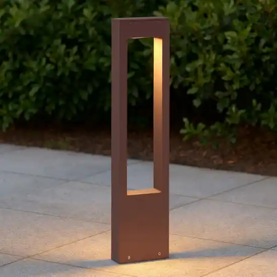 Vega ideal lux paletto lampione da giardino ip44 marrone Compra Oggi Stesso