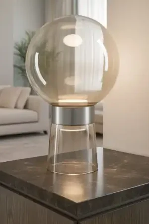 Vendita Finale Lampada da tavolo in vetro miloox jotto design moderna