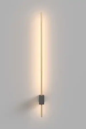 Affare Maytoni pars applique led 6w 3000k bacchetta nero oro moderna
