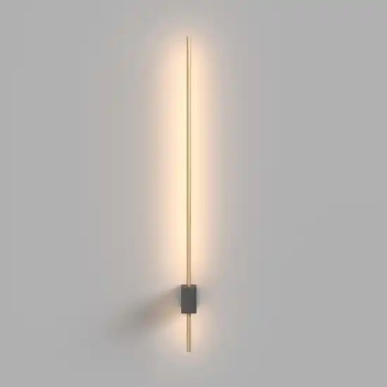 Affare Maytoni pars applique led 6w 3000k bacchetta nero oro moderna