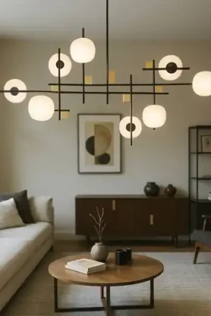 Promozione Miloox lampadario moderno lingotto nero oro