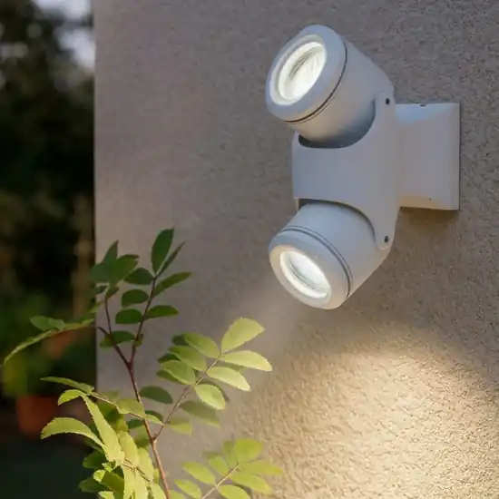 Xeno pl2 faretto da soffitto tetto per esterno bianco orientabili ideal lux Sconto