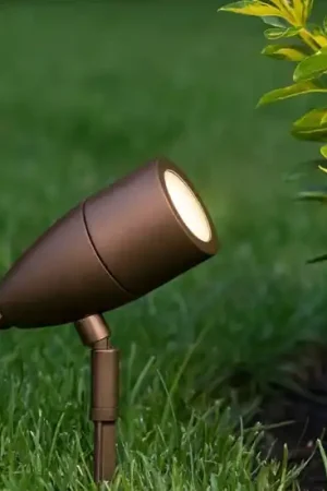 Ultimissimo Modello Inside pr1 coffee ideal lux faretto da giardino con picchetto marrone
