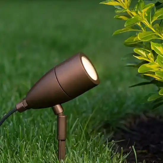Ultimissimo Modello Inside pr1 coffee ideal lux faretto da giardino con picchetto marrone