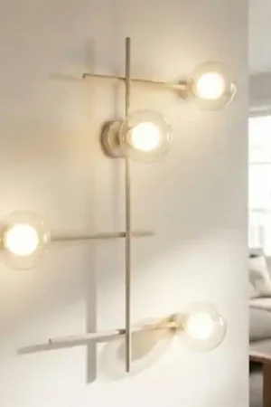 Ultimissimo Modello Miloox mikado cipria applique da parete moderna braccio orientabile