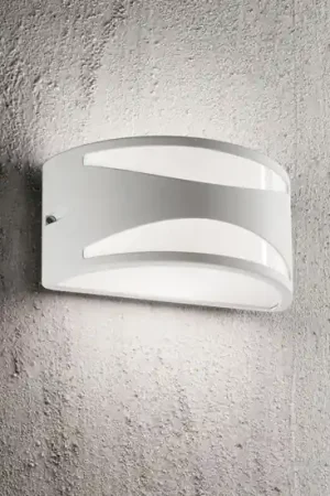 Ultima Occasione Rex-3 ap1 applique da esterno ip44 bianco ideal lux
