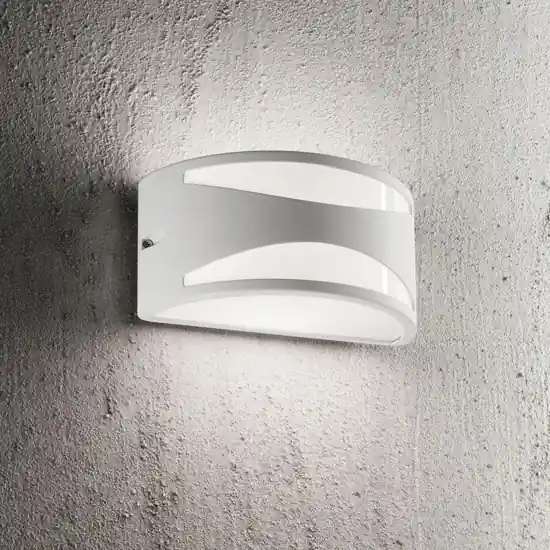 Ultima Occasione Rex-3 ap1 applique da esterno ip44 bianco ideal lux