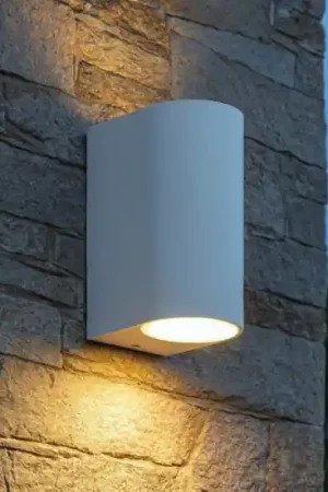 Applique bianco da esterno moderna tonda Solo Oggi