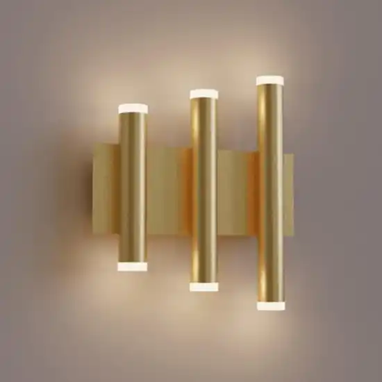 Applique oro led 36w 3000k design moderna da parete Novità