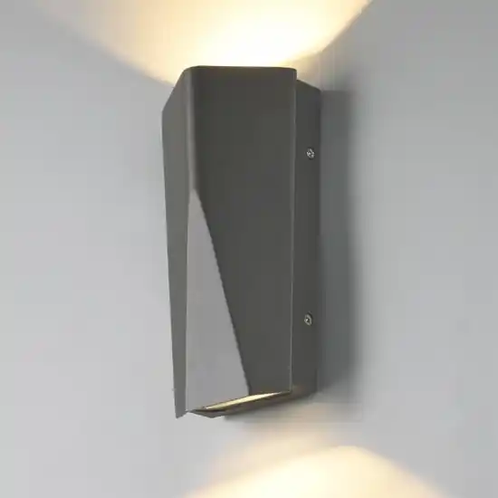 Applique antracite per esterno design moderno led 9w 3000k Professionale