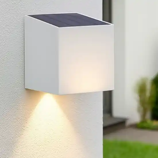 Life applique da esterno bianco solare crepuscolare movimento led 4000k 5w Prezzo Scontato