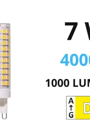 Offerta Speciale Lampadina g9 led 7w 4000k 1000lm ottica 300 life