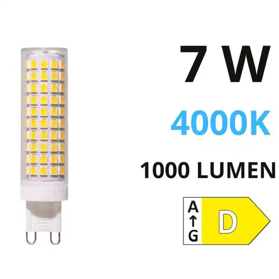 Offerta Speciale Lampadina g9 led 7w 4000k 1000lm ottica 300 life
